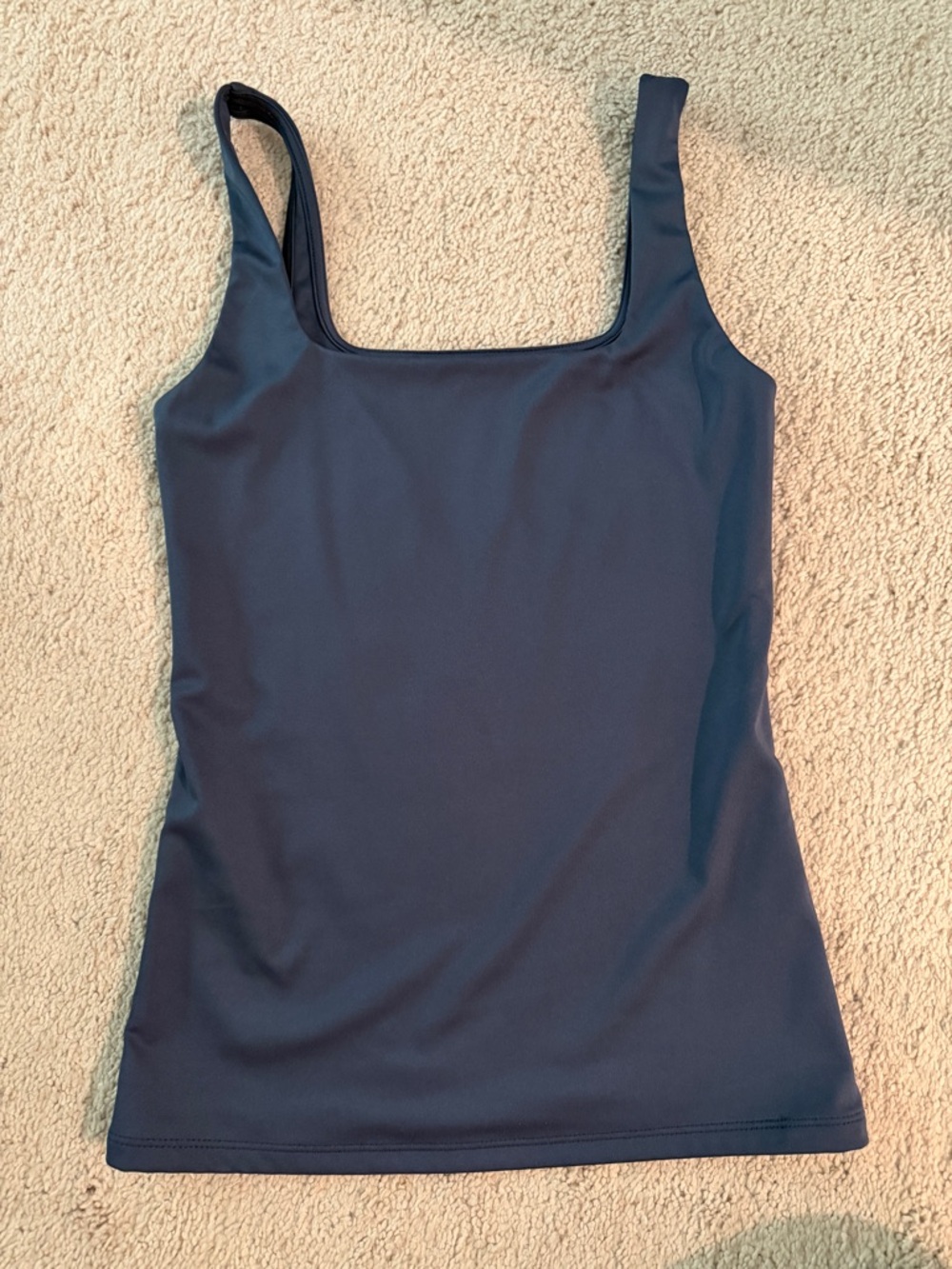 **LIKE NEW Nine West sculpt square Neck Navy Tank